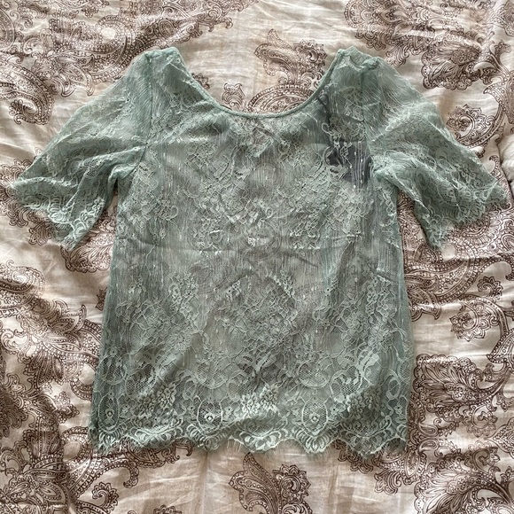 NWT - Massimo Dutti Lace Top 💗 - Picture 3 of 3